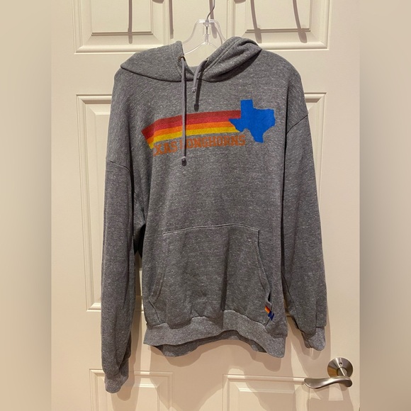 Aviator Nation Tops - Aviator Nation Texas Longhorns Gray Hoodie
